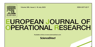 Cover: European Journal of Operational Research